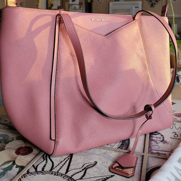 Michael Kors Handbags - Whitney Large Pebbled Leather Tote Michael Kors